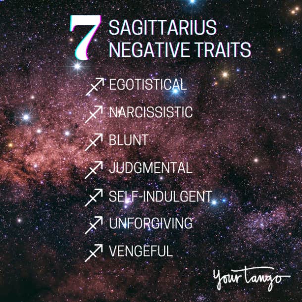 sagittarius bad traits