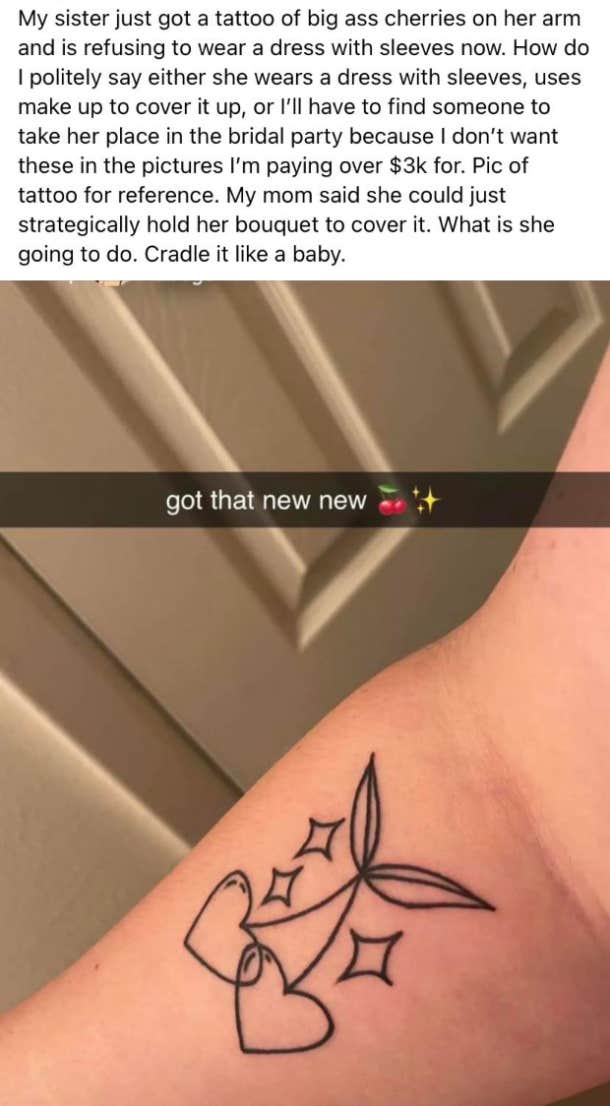 Bride Shared Post About Sister s Tattoo Ruining Her Wedding - 64