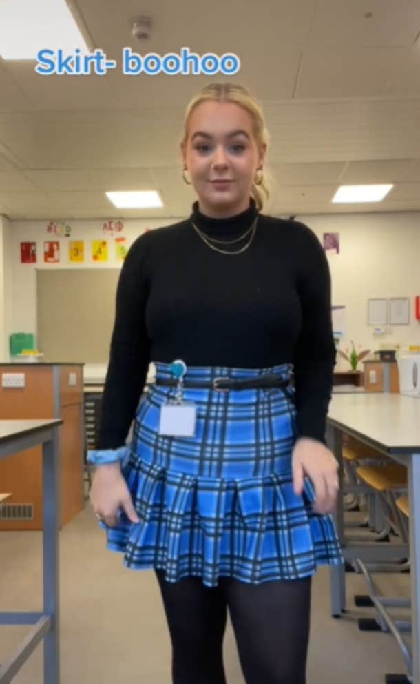teacher receives backlash over work outfits