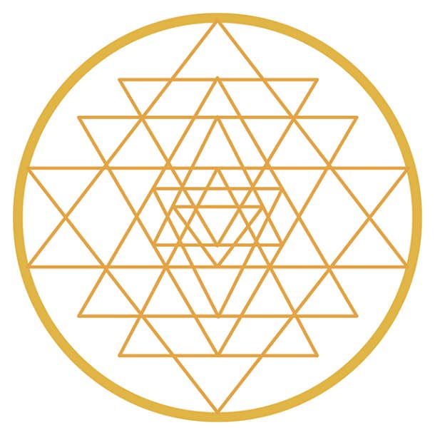 triangle symbolism yantras