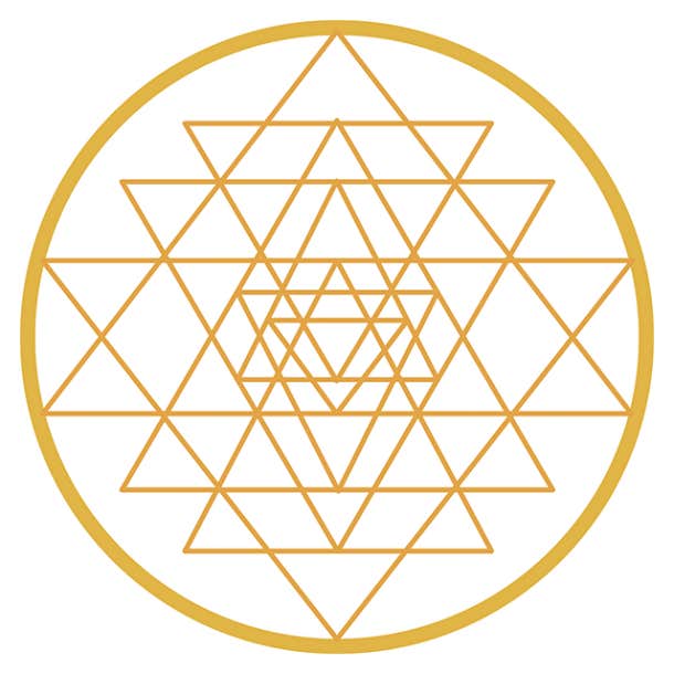 triangle symbolism yantras