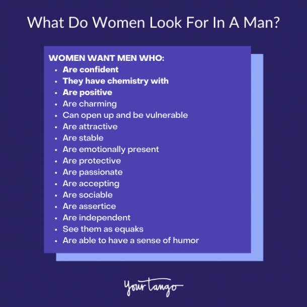 What do men want in a woman? What do women want in a man?