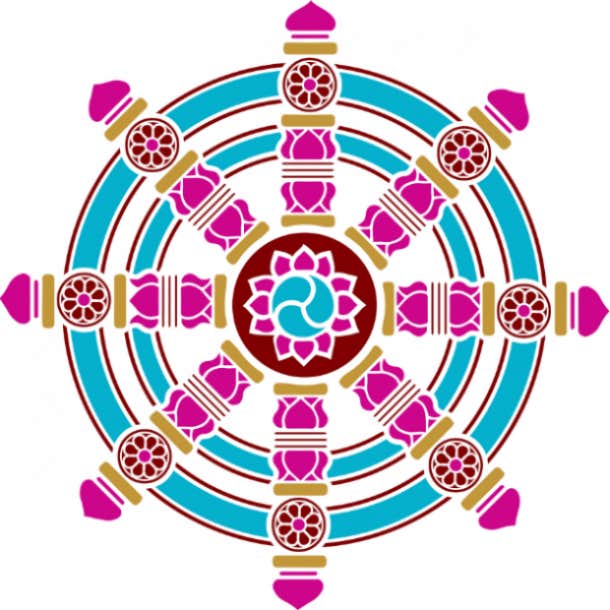 circle symbolism wheel of dharma