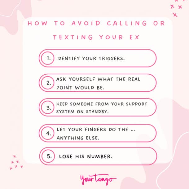 what to do when you want to call your ex