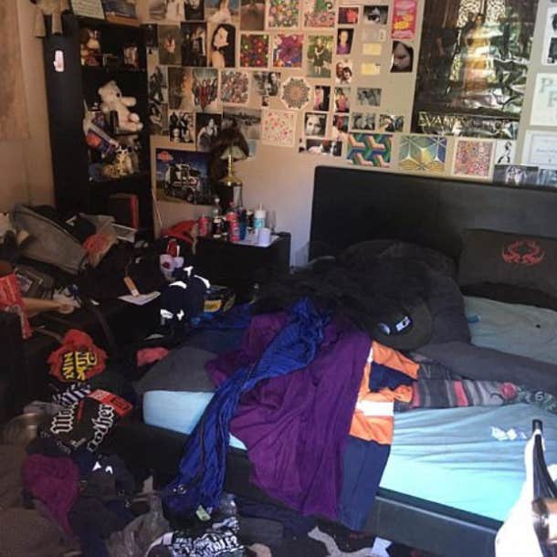 Amy's messy room