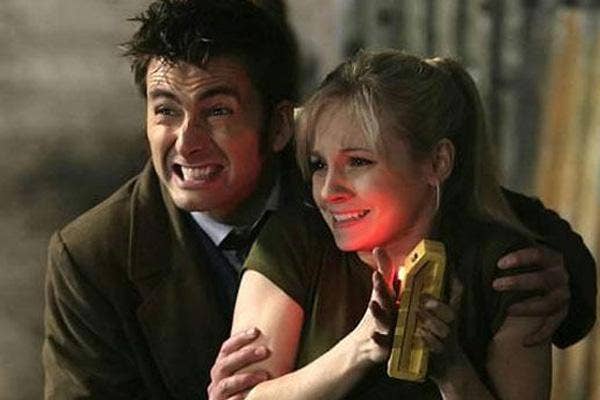 David Tennant and Georgia Moffett in Dr. Who