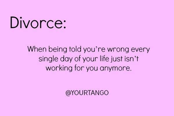 2. The TRUE definition of divorce ...