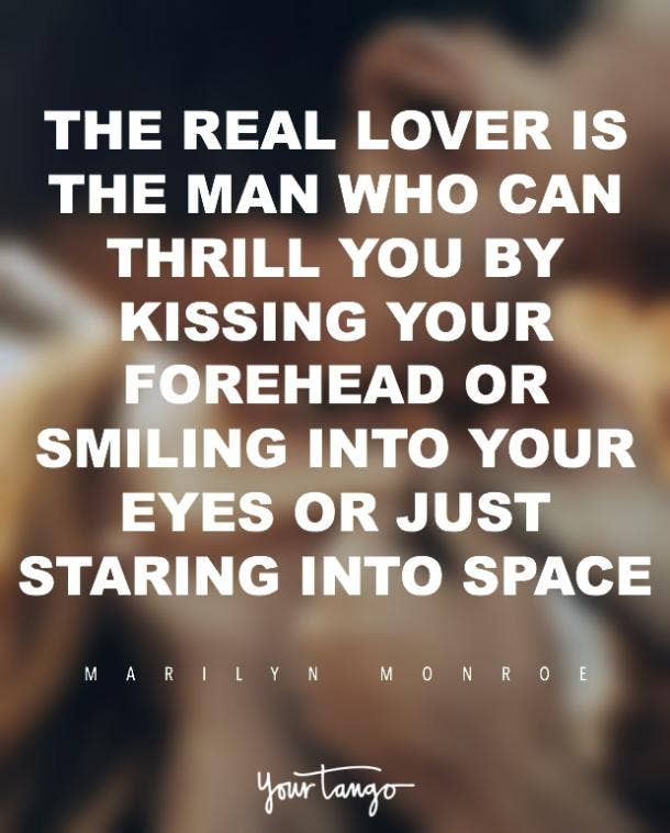 Marilyn Monroe romantic love quote