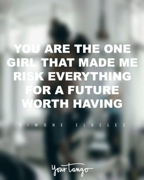 Simone Elkeles romantic love quote