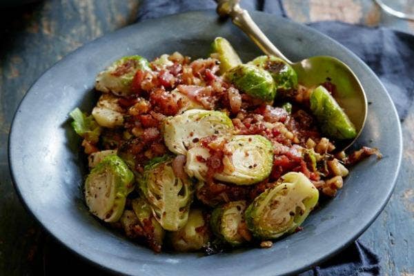 Roasted Brussels Sprouts with Bacon recipe