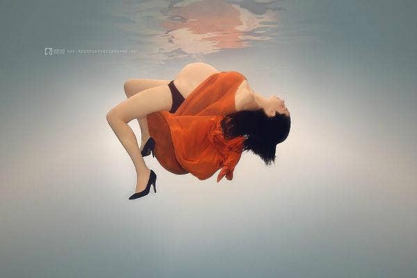 8. Serenely floating