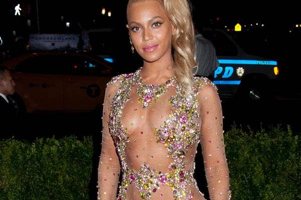 Beyonce Nude Dress