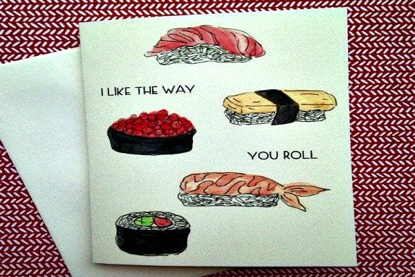 Delicious sushi.