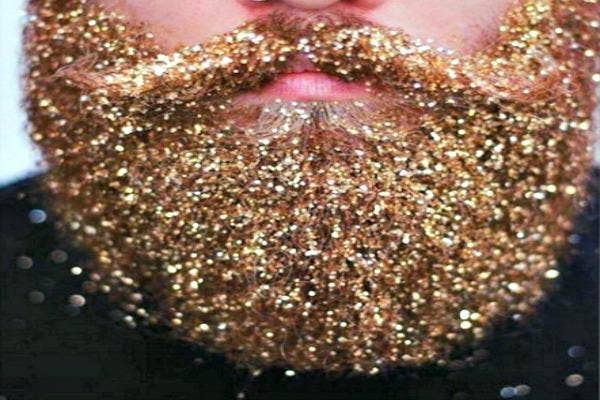 Golden Glitter Beard.
