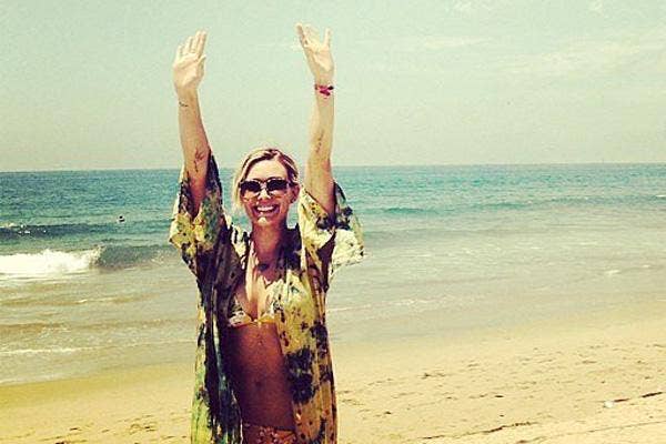 hilary duff beach
