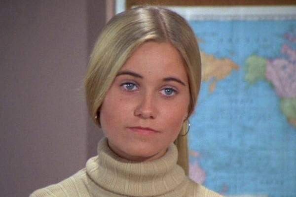 Maureen McCormick as Marcia Brady on The Brady Bunch