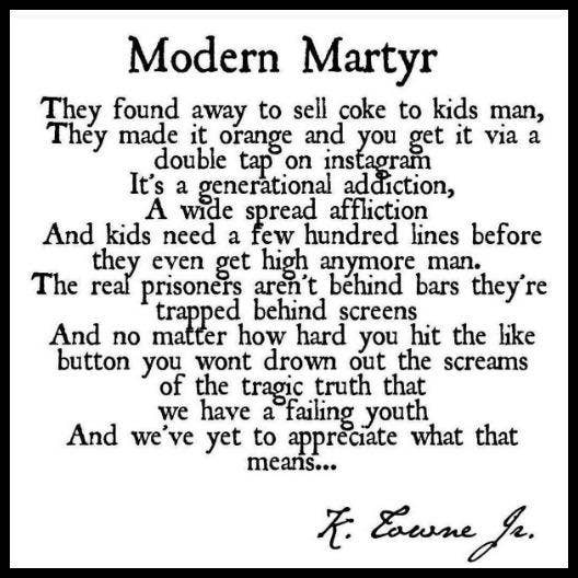 K. Towne Jr, 'Modern Martyr'