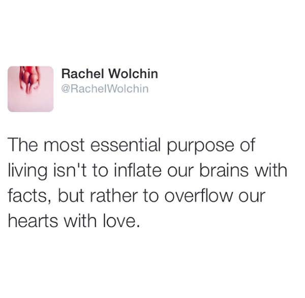Rachel Wolchin Instagram Life Quotes