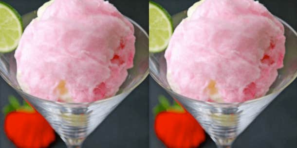 cotton candy alcoholic treat