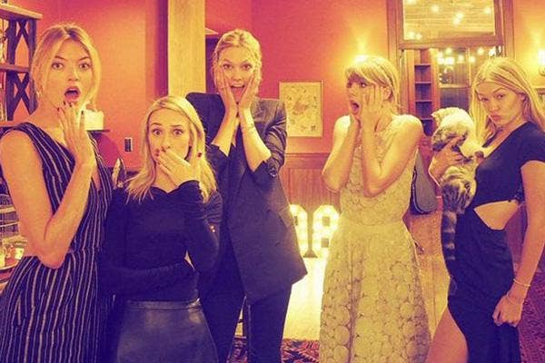 taylor swift friends instagram