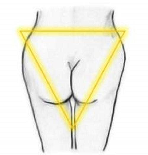v-shape butt shape