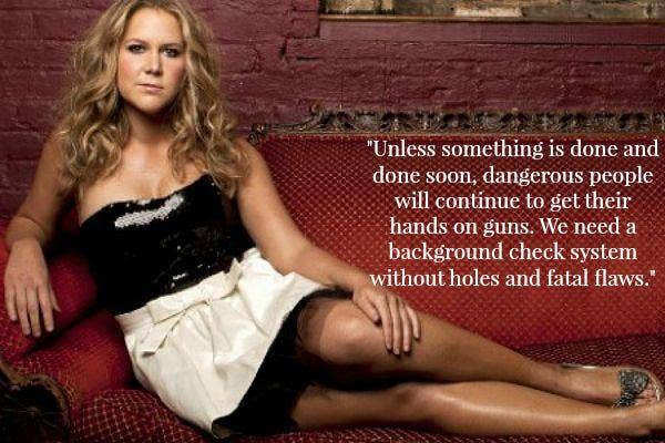amy schumer gun control
