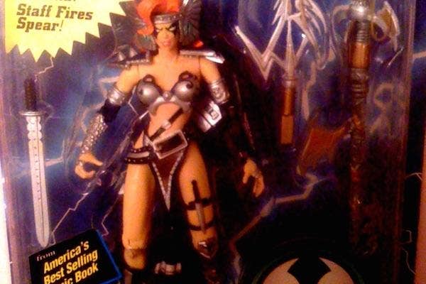 from MacFarlane Toys 6. Angela from the Spawn Action Figure Line