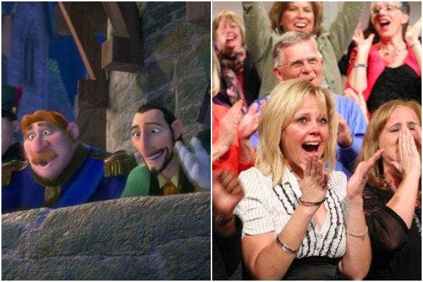 Arendelle Citizens from Disney&#039;s &#039;Frozen&#039; and Oprah&#039;s audience
