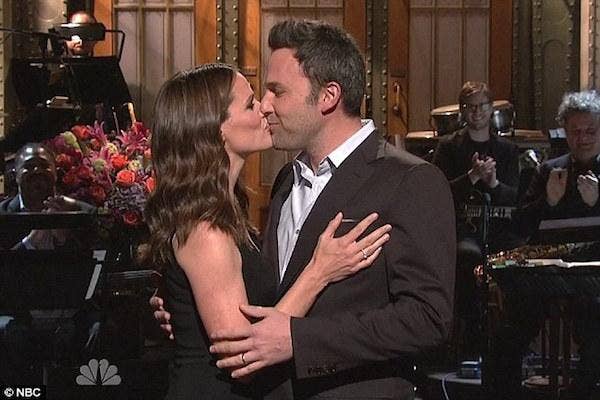 Ben Affleck and Jennifer Garner from SNL