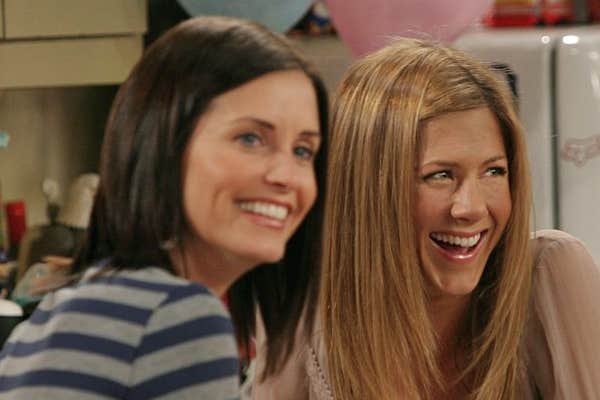 Celebrity Female Best Friends Courteney Cox Jennifer Aniston Monica Gellar Rachel Green