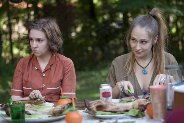 Celebrity Female Best Friends Lena Dunham and Jemima Kirke GIRLS cast