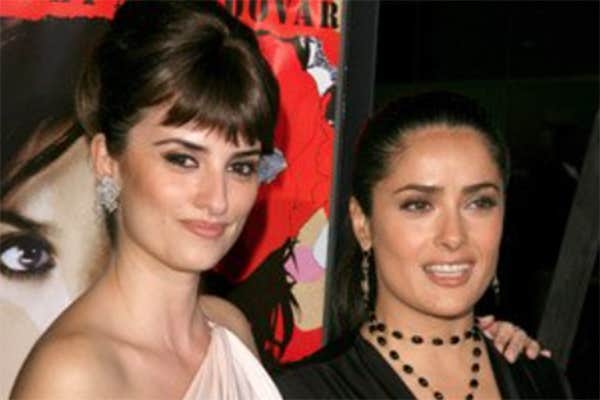 Celebrity Female Best Friends Salma Hayak and Penélope Cruz