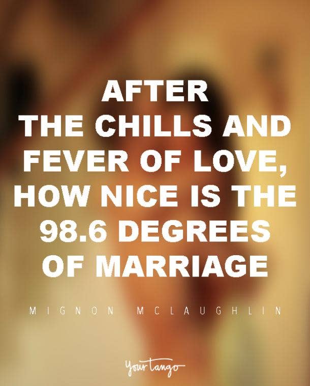mignon mclaughlin marriage quote