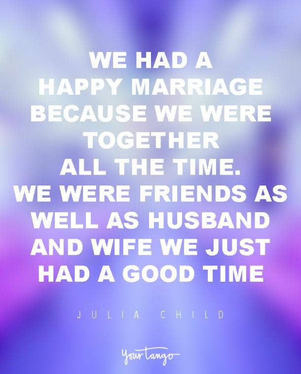 Julia Child marriage quote