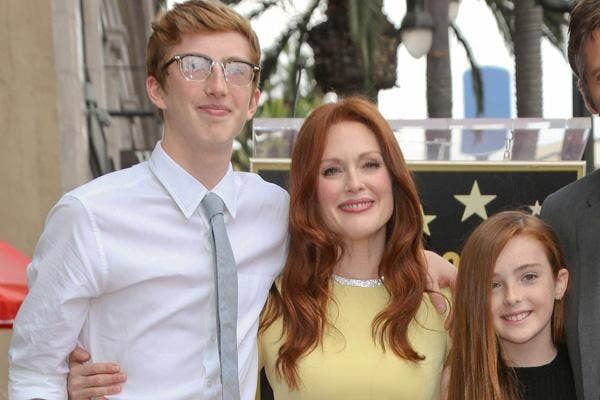 julianne moore kids redheads