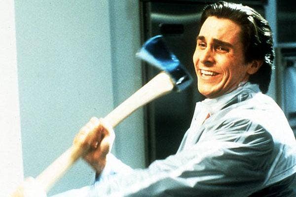 Christian Bale as Patrick Bateman in American Psycho