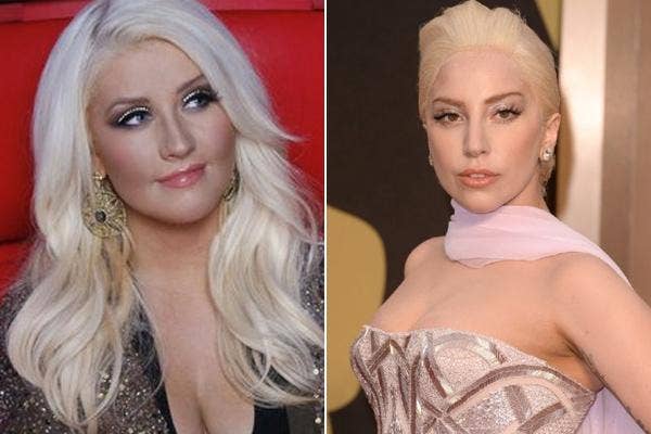 christina aguilera lady gaga feud