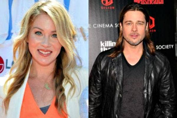Christina Applegate &amp; Brad Pitt