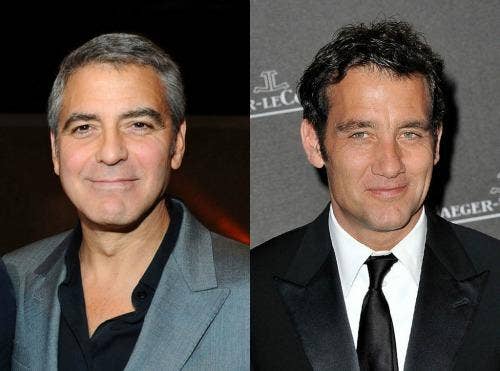George Clooney and Clive Owen
