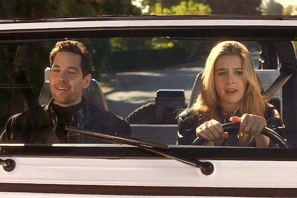 Paul Rudd as Josh and Alicia Silverstone as Cher Horowitz from Clueless