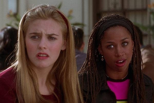Alicia Silverstone as Cher Horowitz and Stacey Dash as Dionne from Clueless