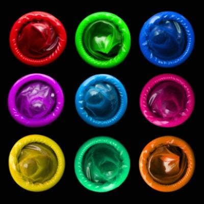 Glowing in shop the dark condom