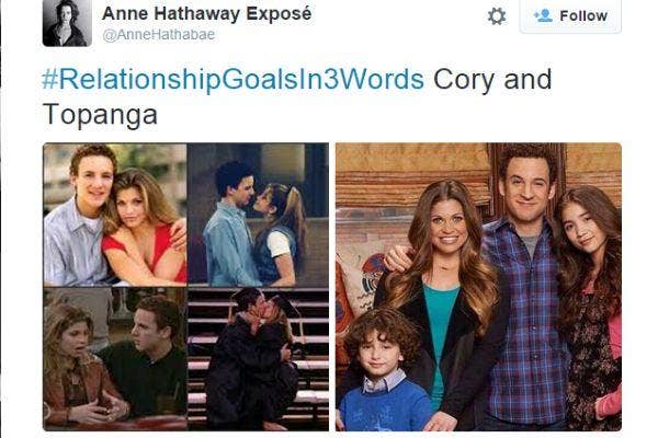 8. Cory and Topanga.