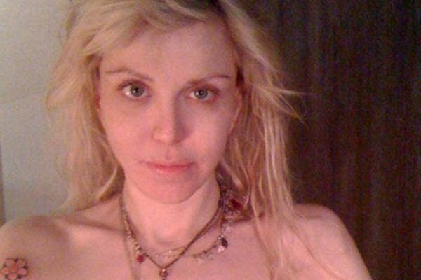 Courtney Love topless