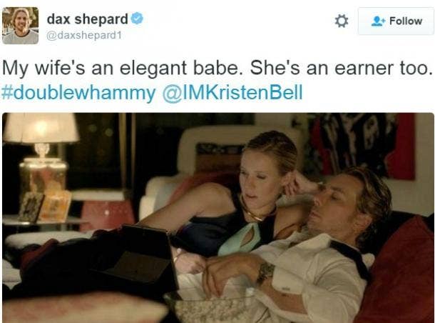 8. Dax Shepard and Kristen Bell