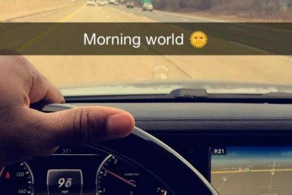 Driving Snapchats