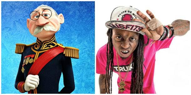 The Duke Of Weselton from Disney&#039;s &quot;Frozen&quot; and Lil Wayne