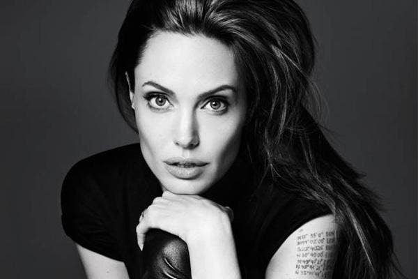 Angelina Jolie black and white losing virginity first time sex