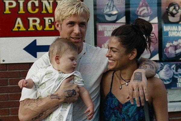 Eva Mendes and Ryan Gosling from The Place Beyond the Pines