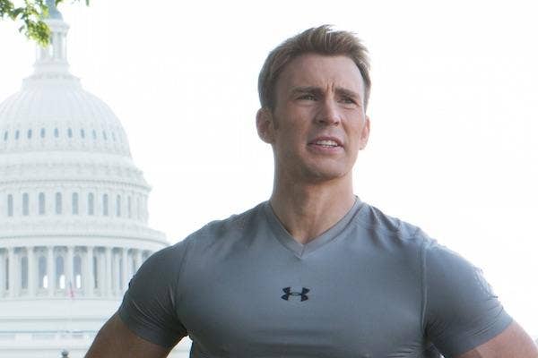 Chris Evans from Captain America: The Winter Soldier